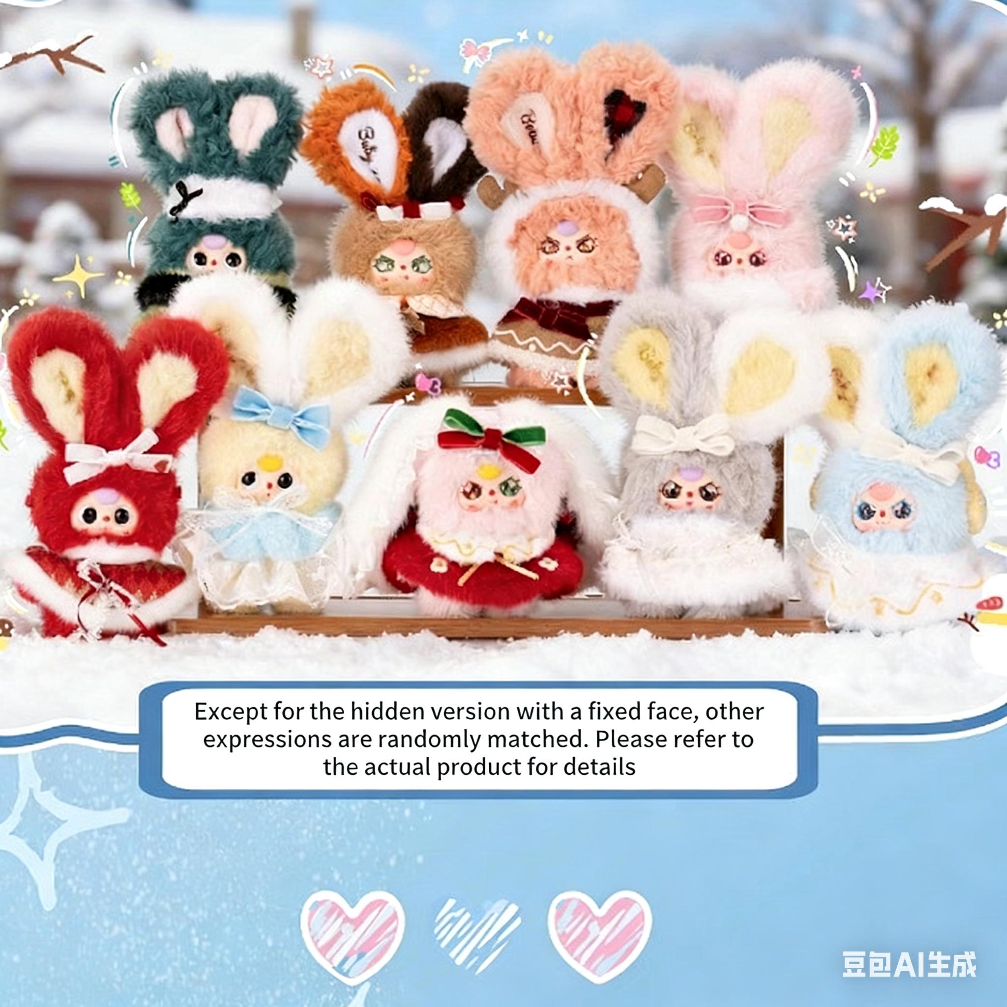 Baby3 Winter Serious Plus & Vinyl Blind Box Doll-festive holiday collectible, cute and fun surprise toy for kids grilfriend