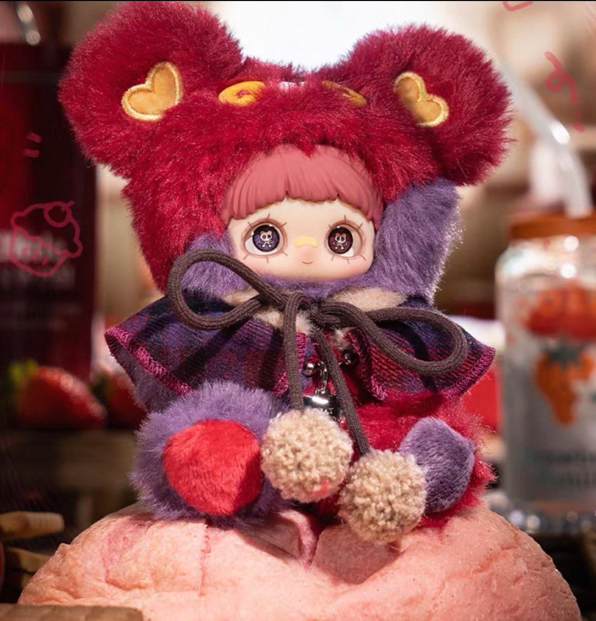 Tiny Bear Cookie & Vinyl Blind Box Doll-festive holiday collectible, cute and fun surprise toy for kids grilfriend