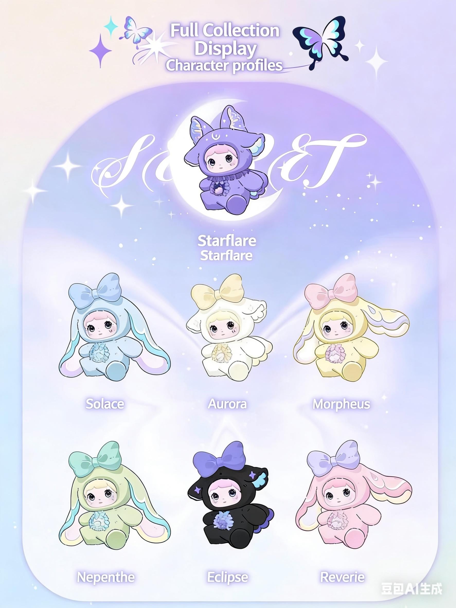 Nommi Fantasy World & Vinyl Blind Box Doll-festive holiday collectible, cute and fun surprise toy for kids grilfriend